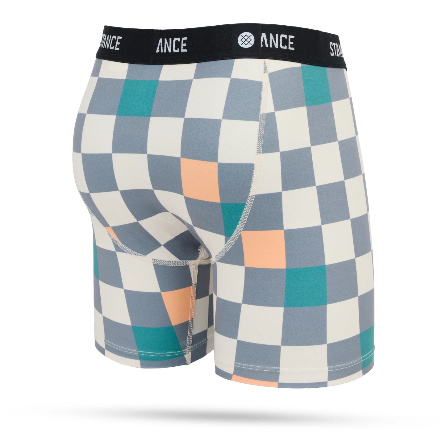 Chef Check Poly Blend Boxer Brief - Mango