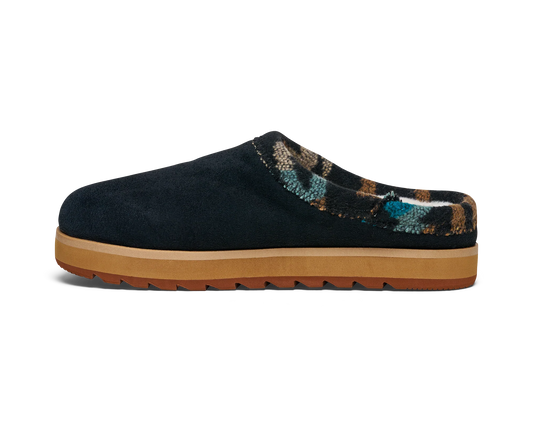 Women's Cloud Lounger Slipper - Black Suede