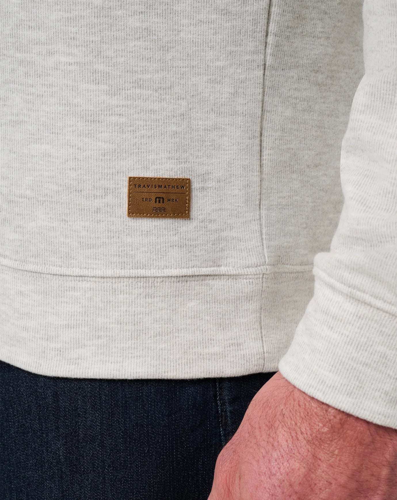 Cloud Sweater 1/4 Quarter Zip - Heather Grey