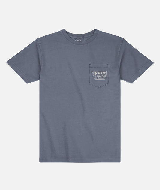 Dive Bar Pocket Tee - Fog
