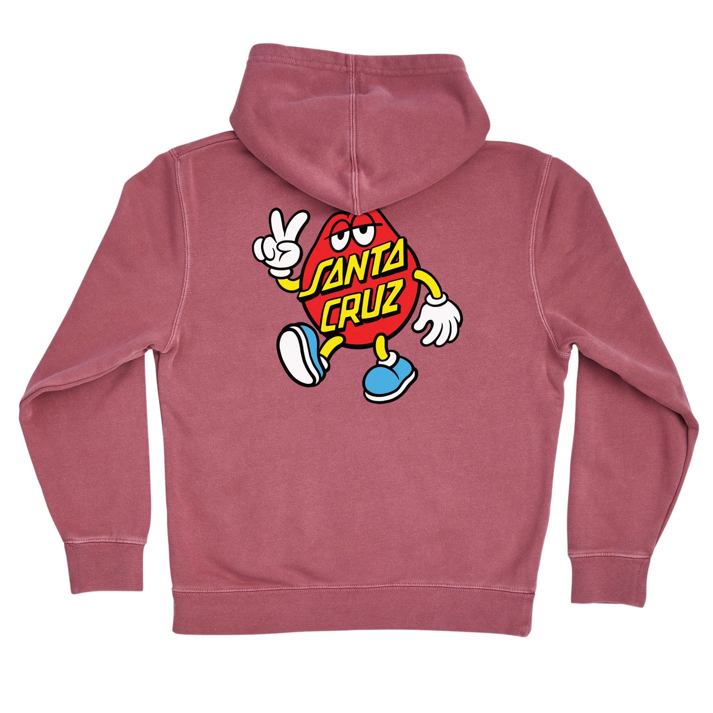 Santa Cruz Youth Dot Guy Hoodie Hooded Sweatshirt - Pigment Maroon