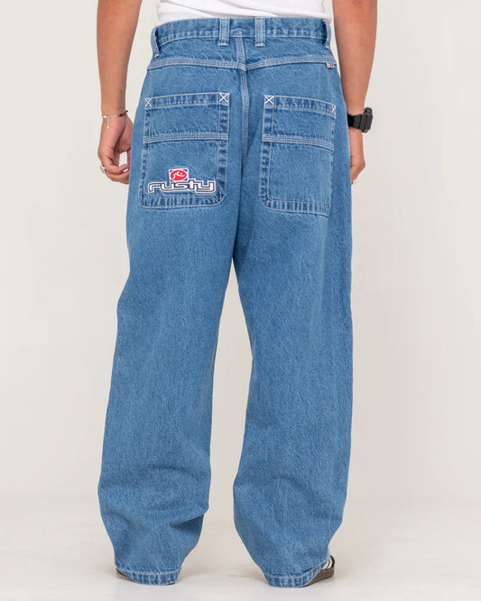 Rusty Boonta Baggy Pant - Middy Blue