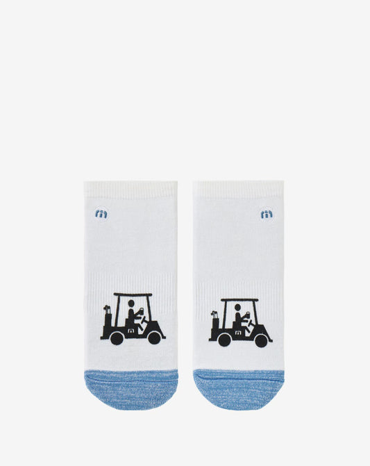 Travis Mathew Lost Mapes Ankle Socks - White