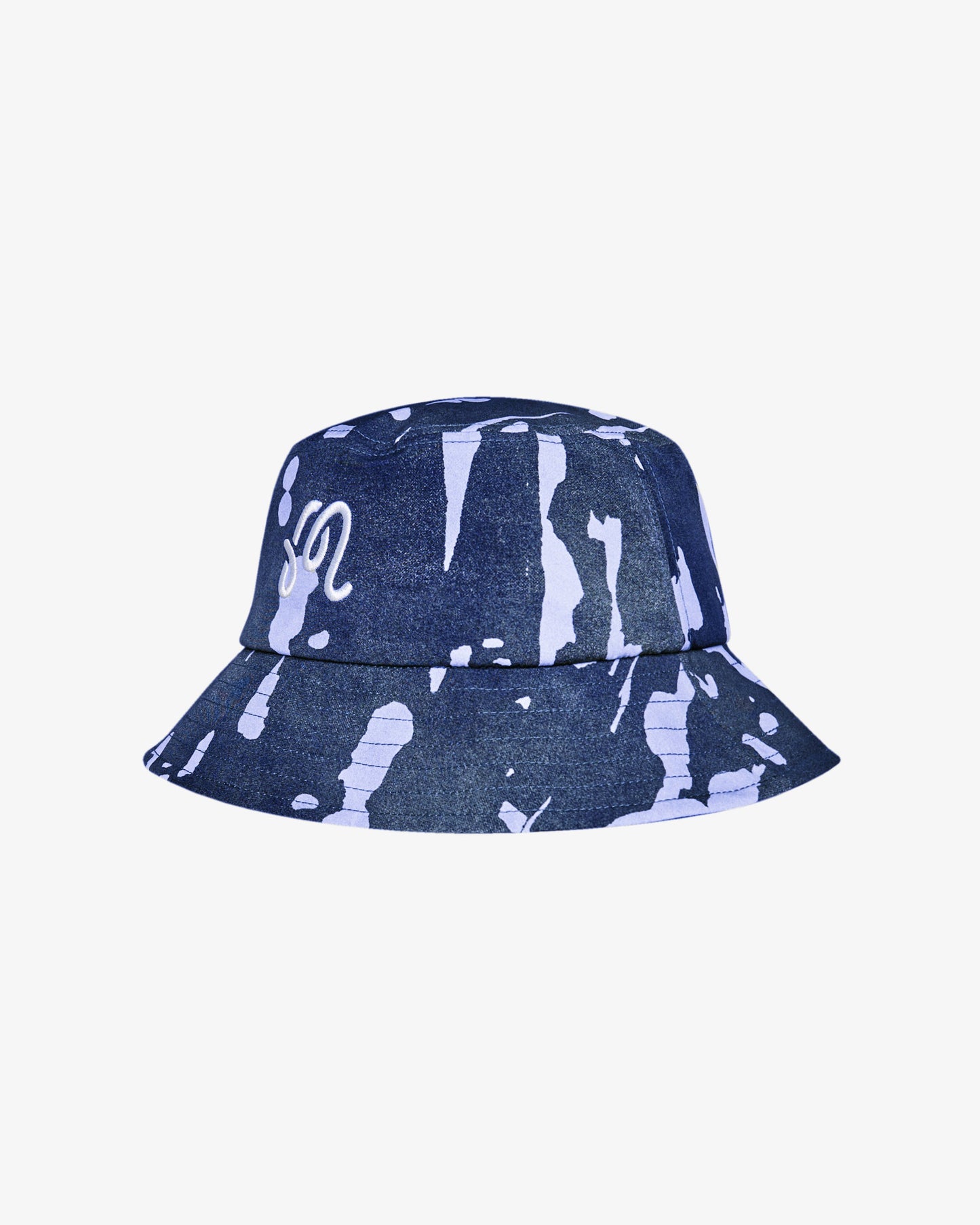 Malbon Inkwash Bucket Hat - Navy Inkwash