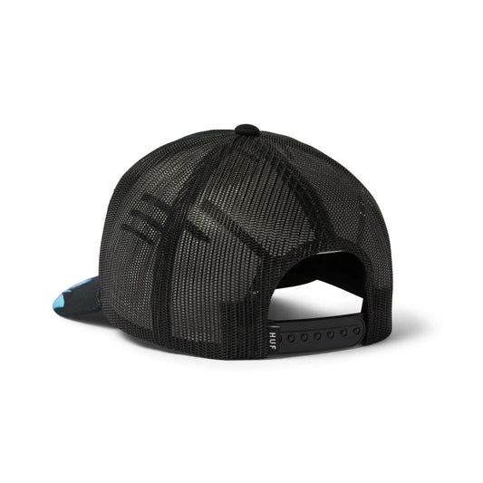 HUF Exhaust Trucker - Black