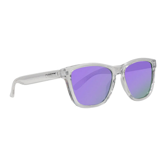 Cassette Optics Easy Livin X Sunglasses - Clear / Polarized Purple Mirror Lens