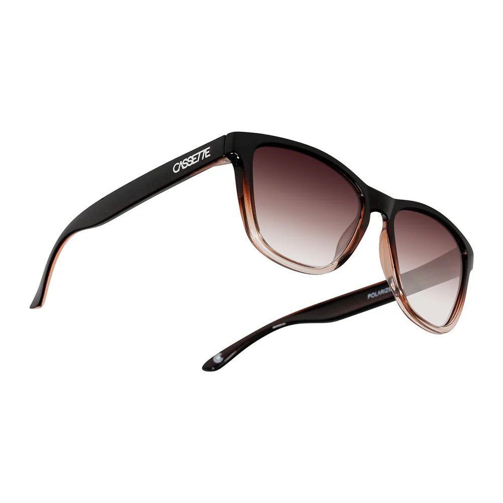 Cassette Optics Easy Livin X Sunglasses - Whiskey Fade / Polarized Brown Gradient Lens