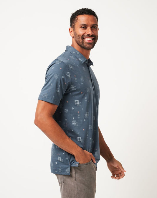 Quick Trip Polo - Mood Indigo / Vintage Indigo