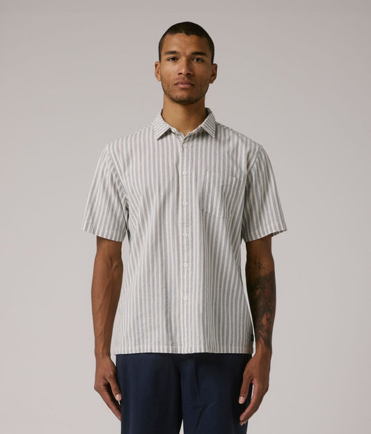 Former Reynolds Striped S/S Shirt - Bone
