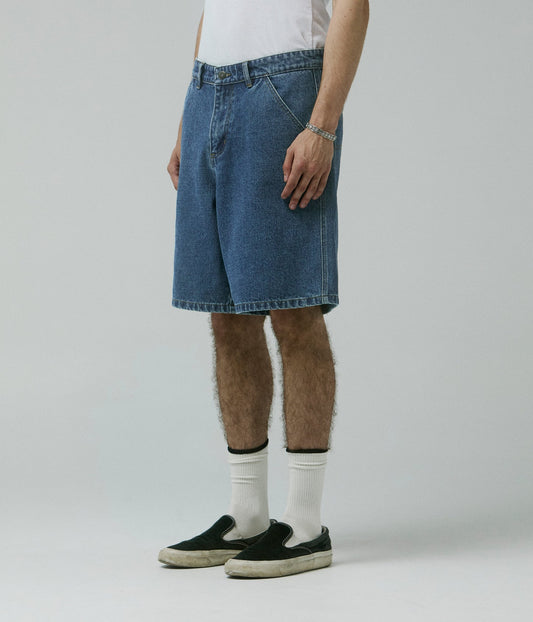 Former Reynolds Flatline Denim Short - Dark Blue