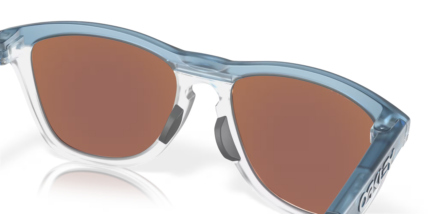 Frogskins Range Trans Stonewash/Clear w/ Prizm Deep Water Polarized