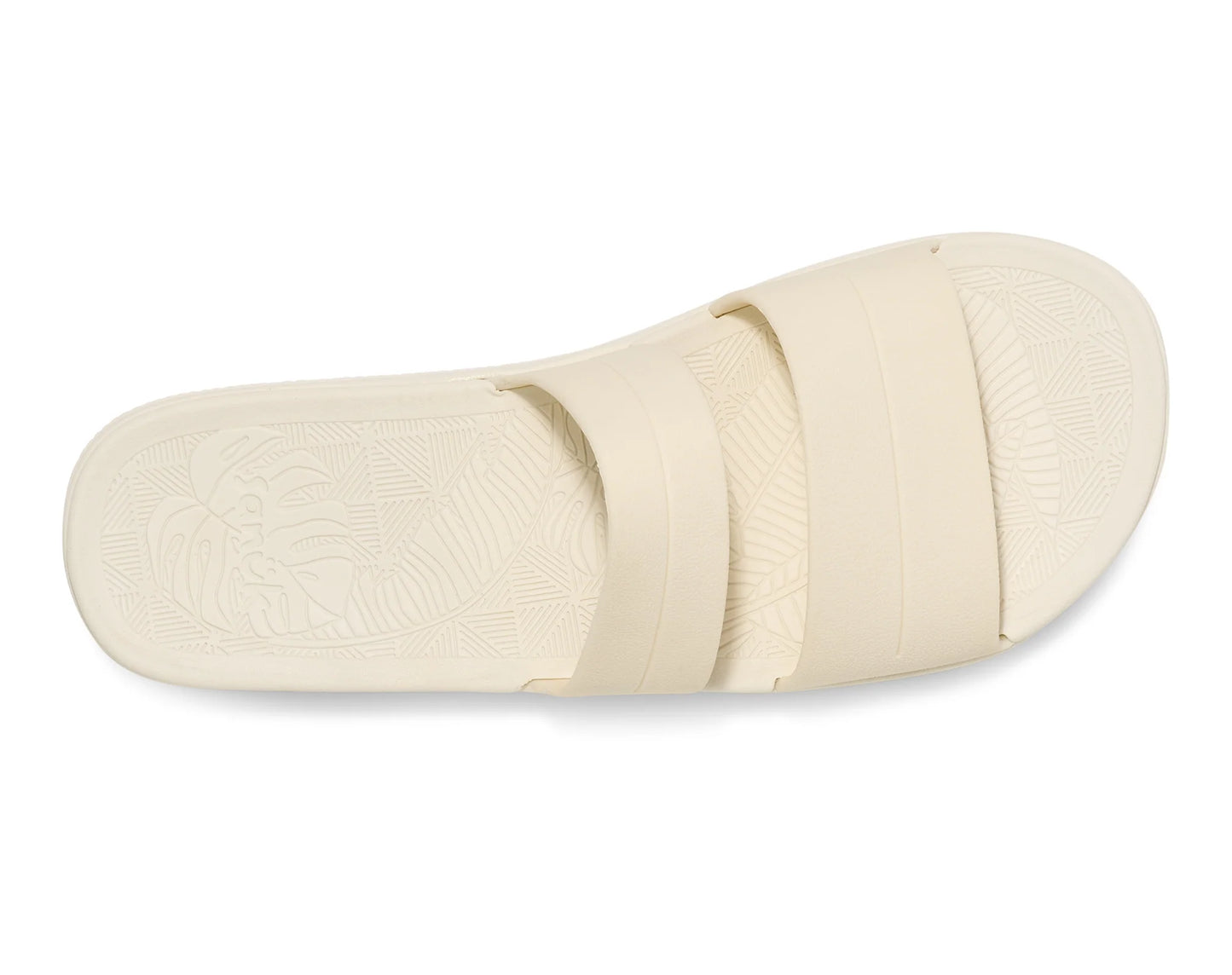 Women's Funshine 2 Strap Slide Sandal - White