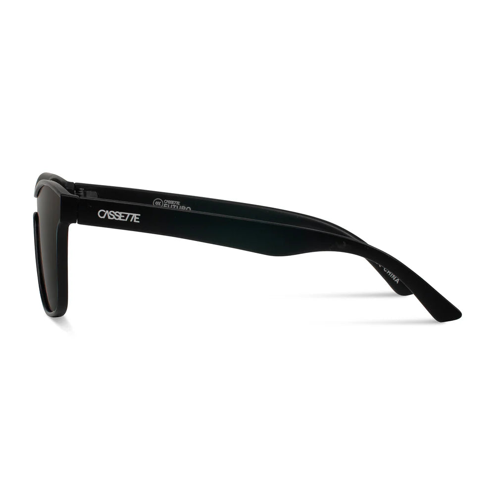 Cassette Optics Futuro Sunglasses - Matte Black / Smoke Lens