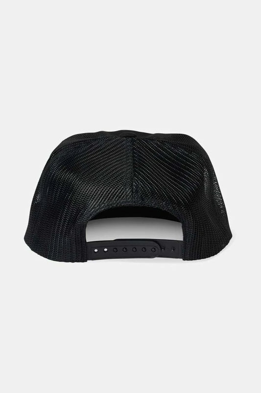 Brixton Gateway Netplus MP Snapback Hat - Black/Black