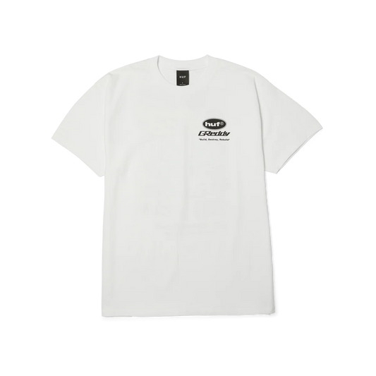 HUF x GReddy Parts S/S Tee - White