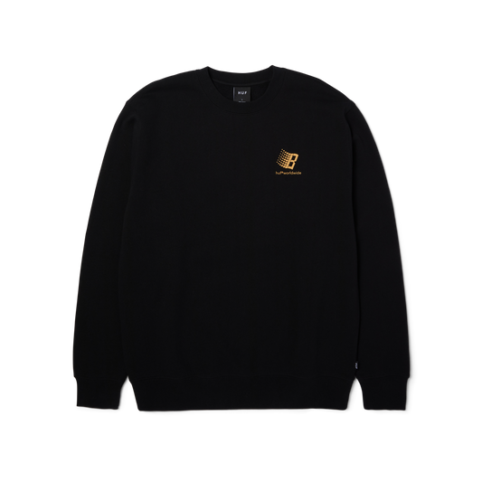 HUF x Bronze Crewneck - Black