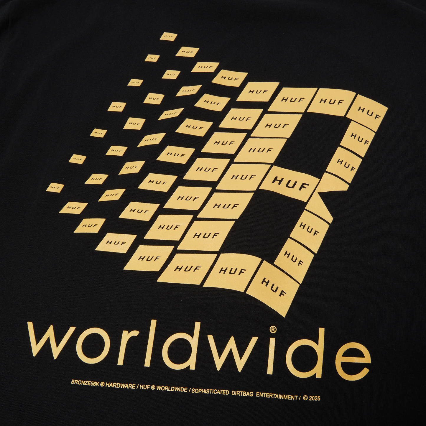 HUF x Bronze S/S Tee - Black