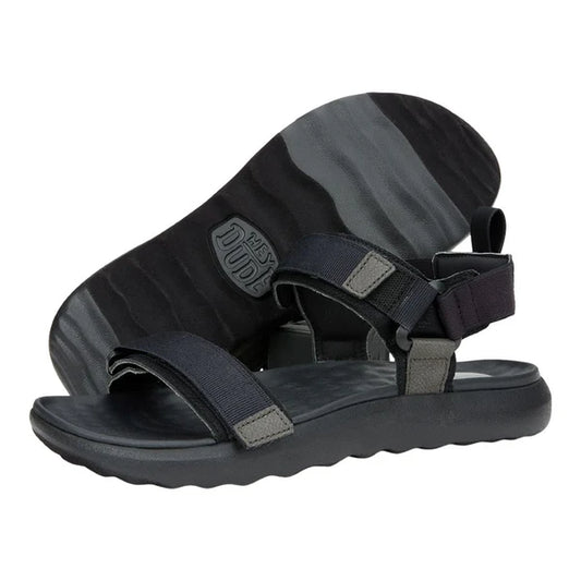 Hey Dude Carson Sandal Sport Mode - Black/Black