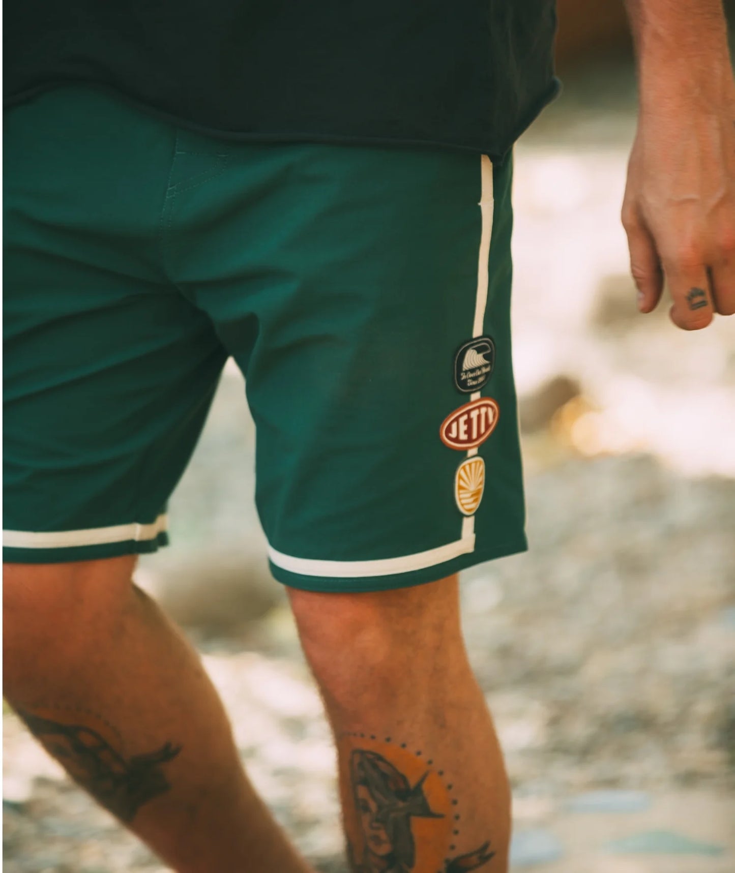 Hudson Hybrid Boardshort Short - Green