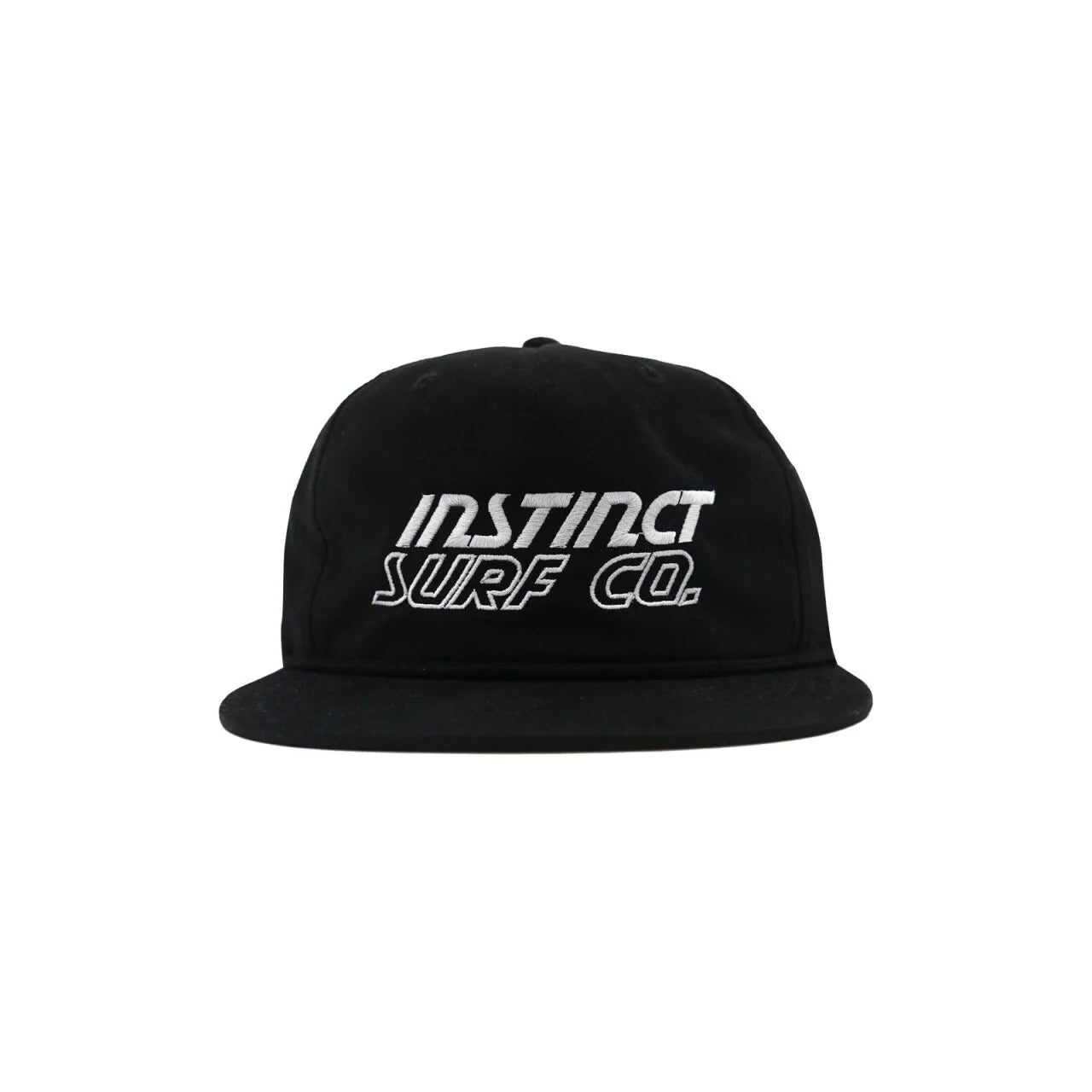 Instinct Slanted Hat Snapback - Black