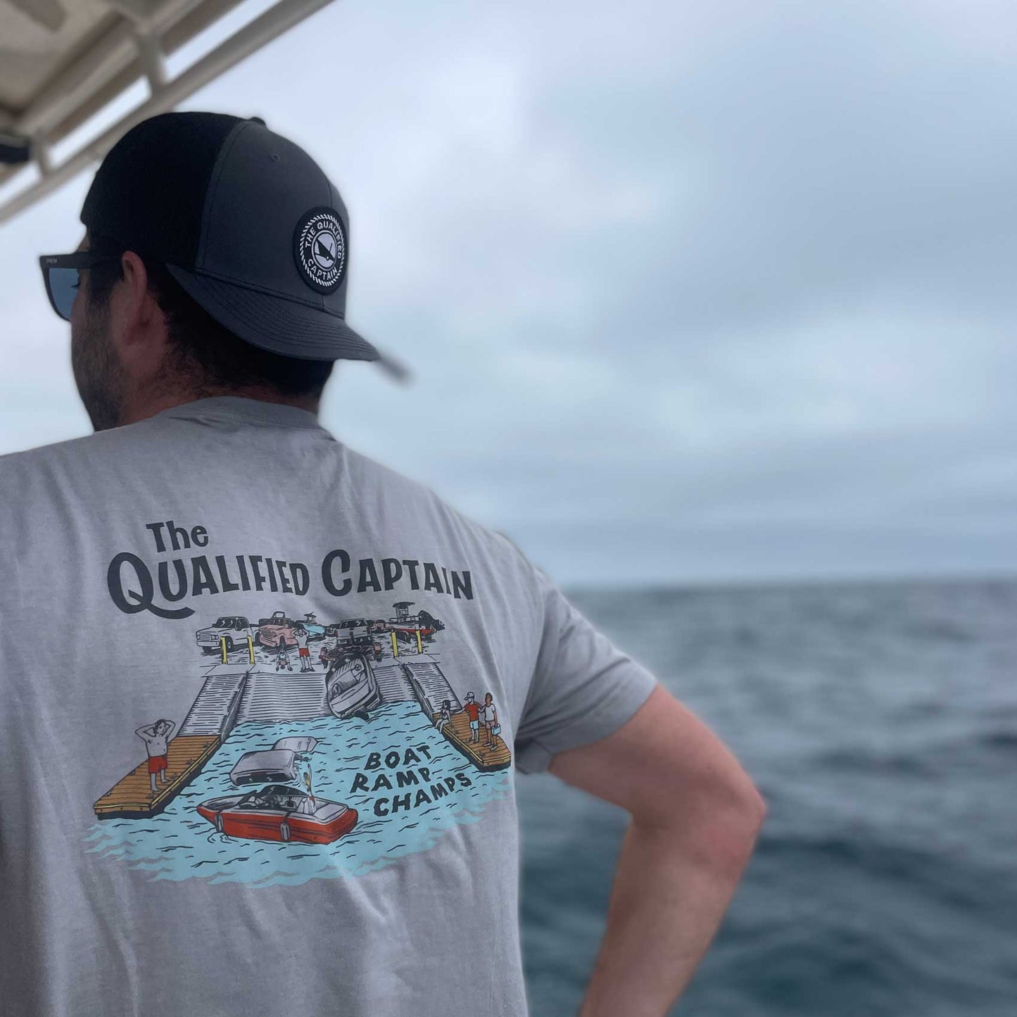 Boat Ramp Champ Tee - Dark Grey