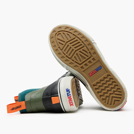 Xtratuf Men’s 7’’ Ankle Deck Boot Out Of The Ordinary - Moss/Cobalt