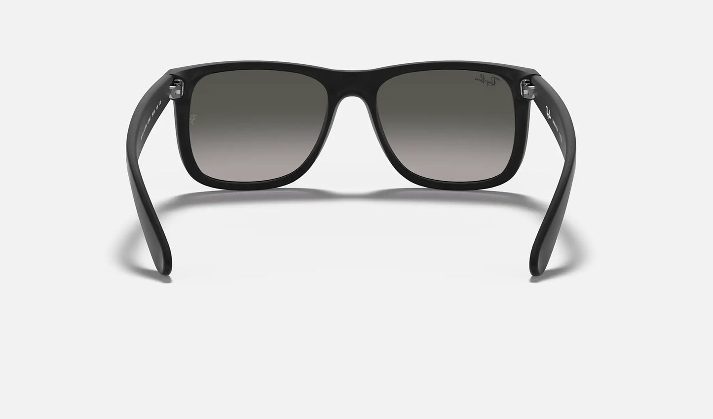 Ray-Ban Justin Rubber Black W/ Light Grey Gradient Grey