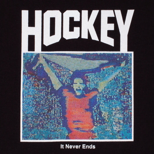 Hockey It Never Ends Tee - Black