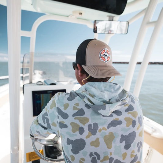 Qualified Camo Performance Hoodie - Marsh