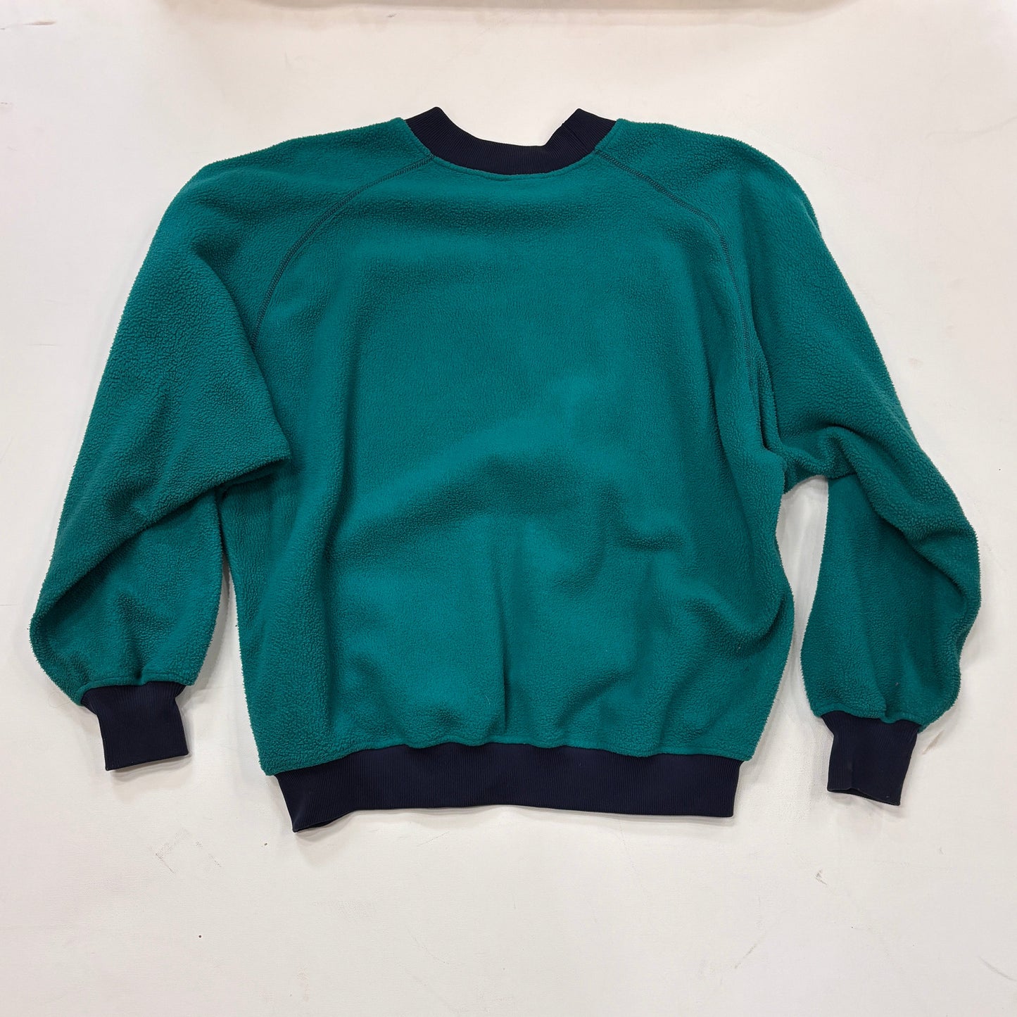 Vintage Land's End Teal Mock-Neck Fleece - Teal
