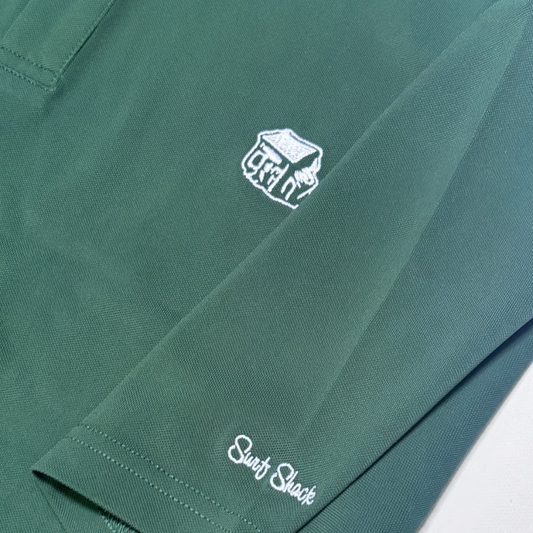 Surf Shack x Malbon Fairway Polo - Forest Green