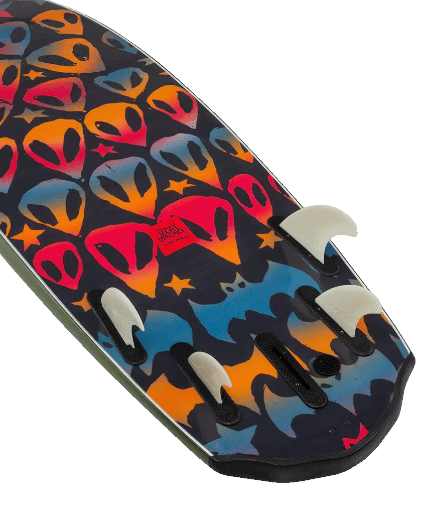 Odysea x Ozzy "Wrong" Wright Pro - 5'2" Fat Bat 5 Fin - Military Green 26