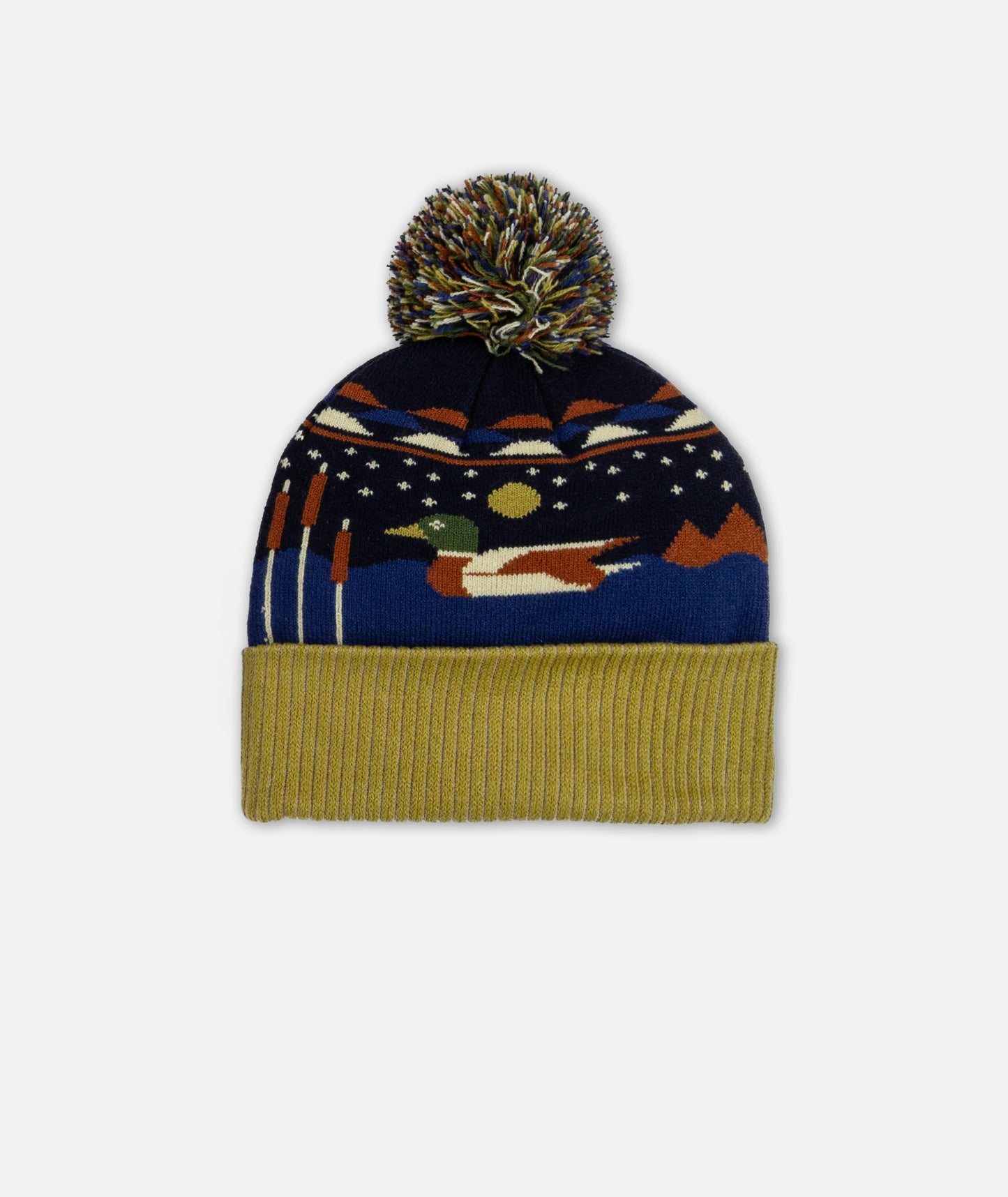 Hunter Pom Beanie - Navy