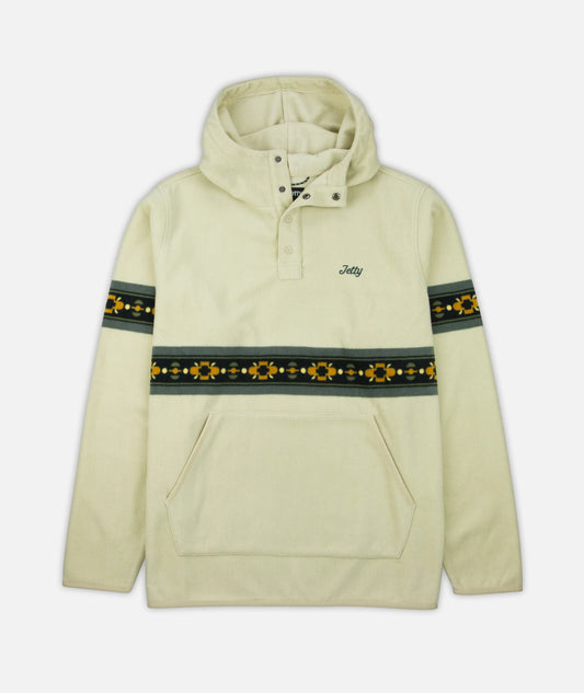 Quintin Fleece Hoodie - Cream