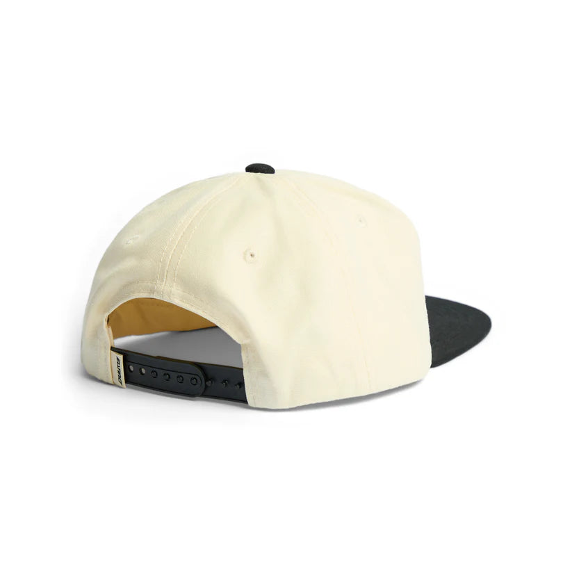 Instinct Labeled Snapback Hat - Black