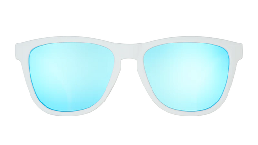 goodr OG Iced By Yetis Sunglasses - White