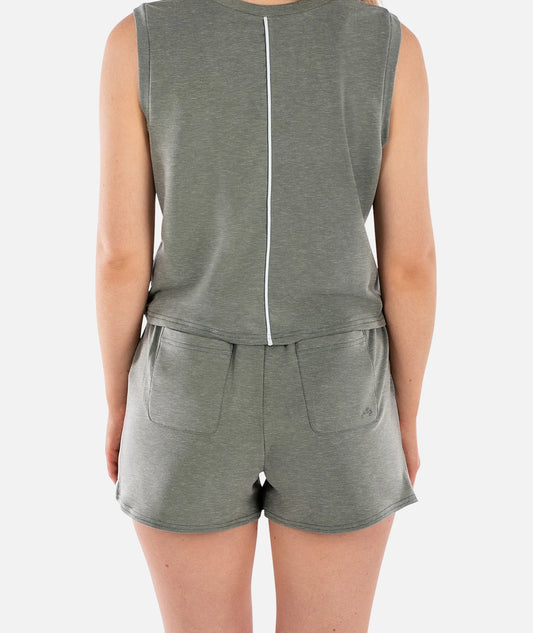Womens Isle Lounge Short - Agave