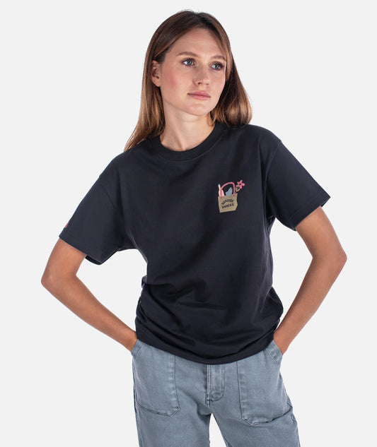 Market Tee - Charcoal
