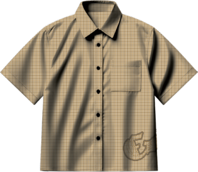 Ezekiel Jimmy SS Short Sleeve Woven Button Down Shirt - Khaki