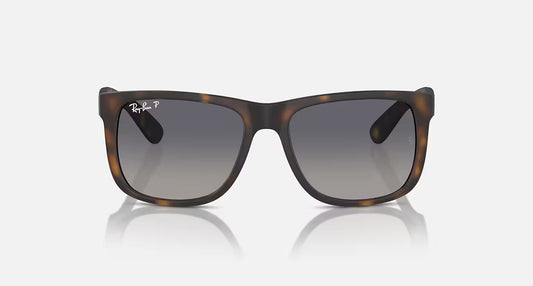 Justin Rubber Havana w/ Grey Gradient Blue Polarized RB4165