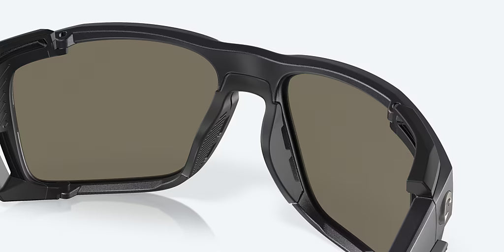 King Tide 8 Black Pearl Sunglasses - Blue Mirror 580G