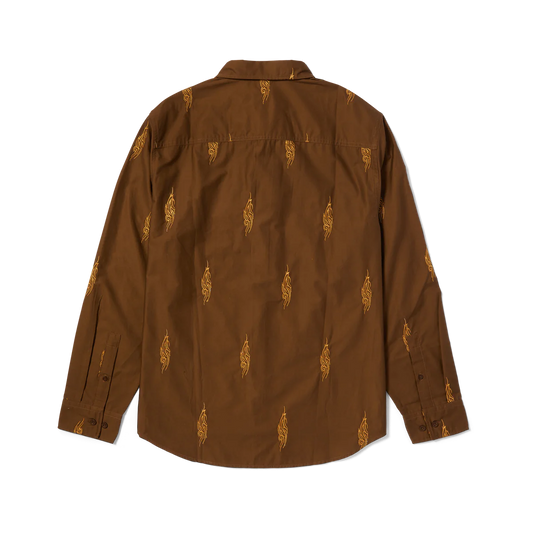 Larkin Embroidered Work Shirt - Bison
