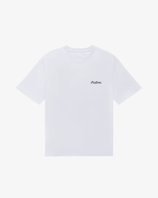Malbon Bermuda Baldwin SS Short Sleeve Tee - White