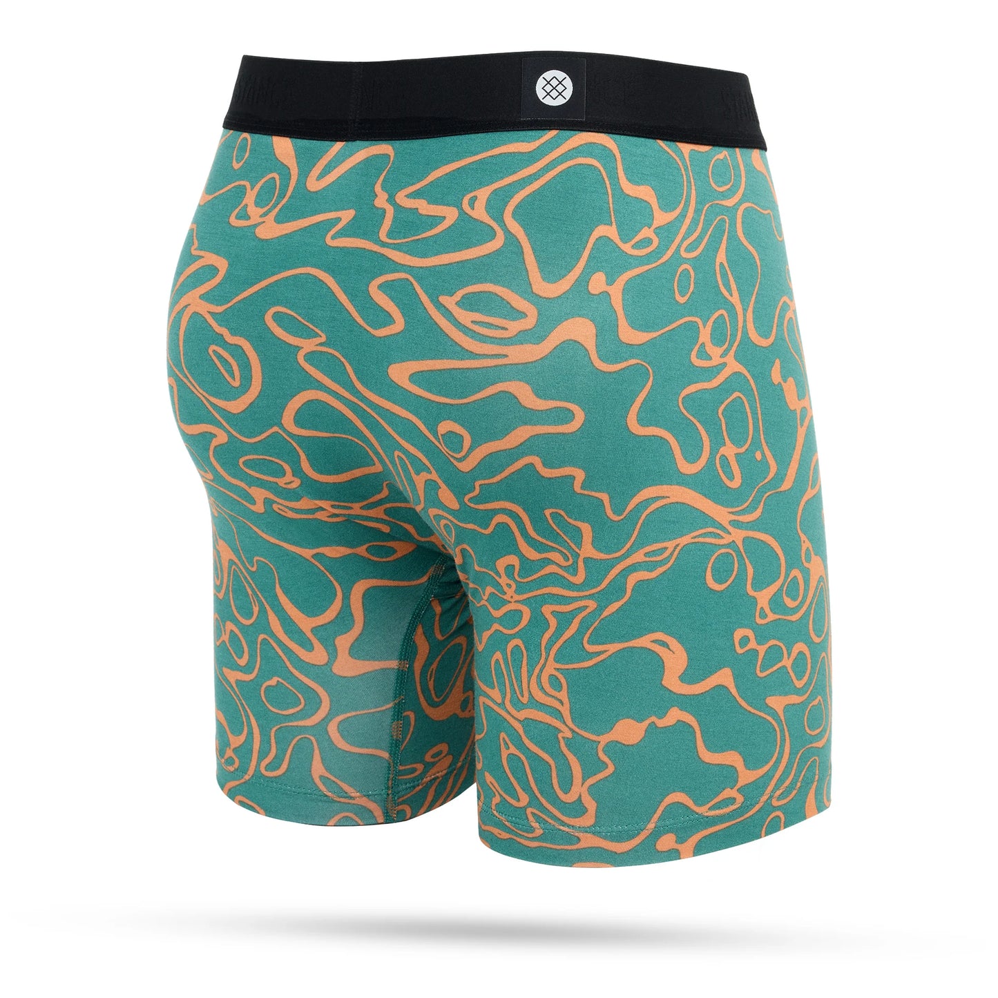 Lava Lamp Boxer Breif - Teal