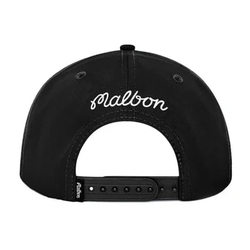 Malbon M Snapback Hat - Black