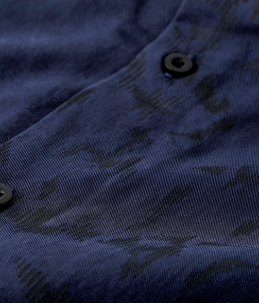 Marilyn Diffuse S/S Short Sleeve Woven Shirt - Midnight