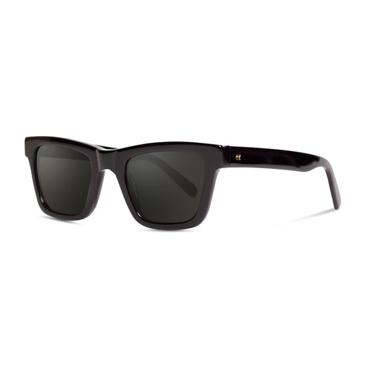 Cassette Optics Mel Sunglasses - Deep Black / Smoke Lens