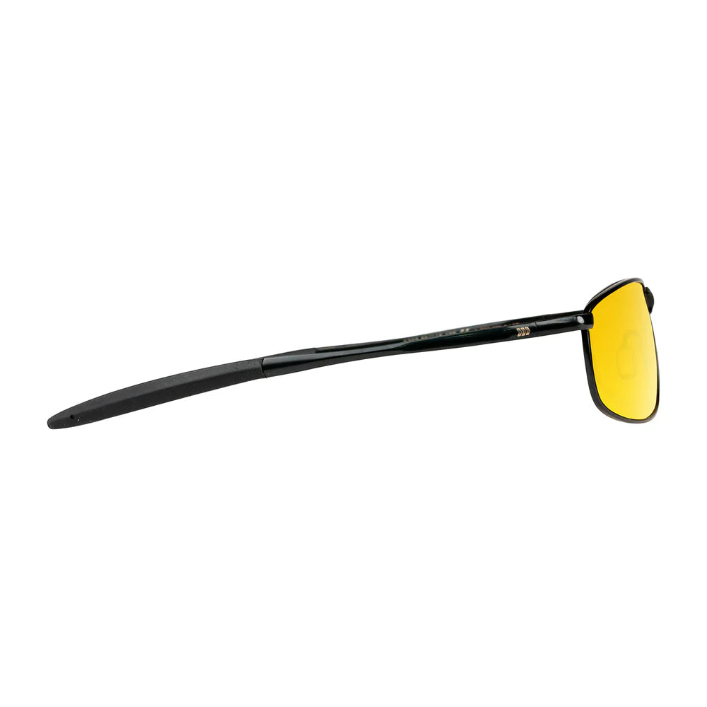 Cassette Optics Mixer Sunglasses - Vinyl / Semi-Polarized Ali G Yellow Lens