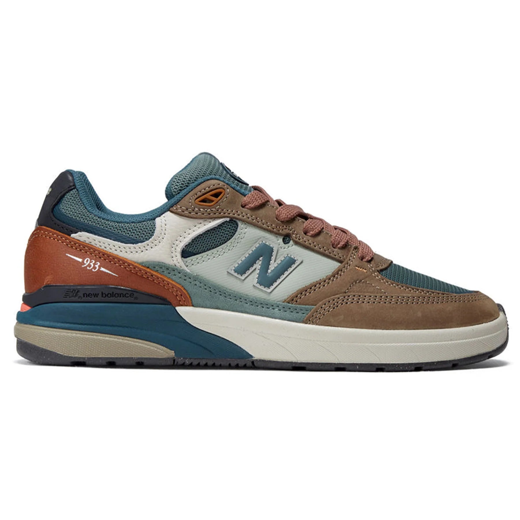 New Balance Numeric Reynolds 933 - Tan w/ Teal – Surf Shack South