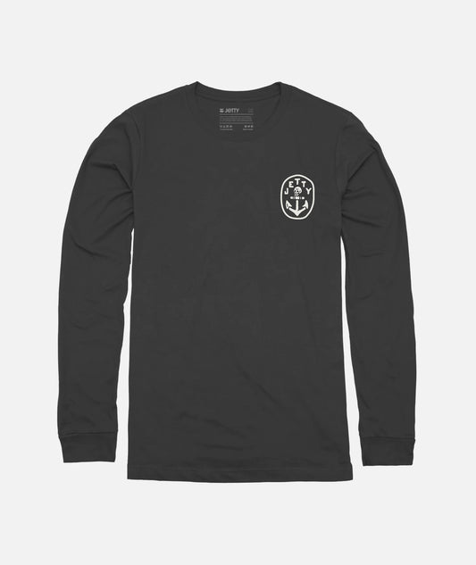 No Mans Land Long Sleeve L/S Tee - Black